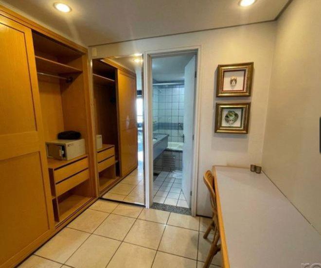 福塔雷萨Flat Iate Plaza Na Beira Mar Com Vista Mar公寓 外观 照片