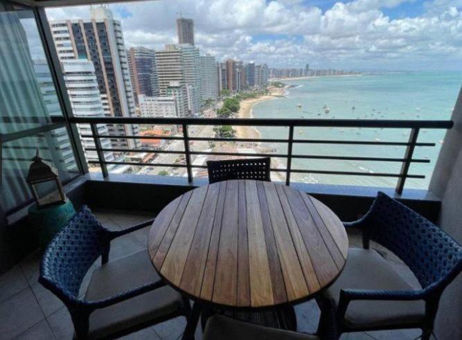 福塔雷萨Flat Iate Plaza Na Beira Mar Com Vista Mar公寓 外观 照片