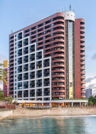 福塔雷萨Flat Iate Plaza Na Beira Mar Com Vista Mar公寓 外观 照片